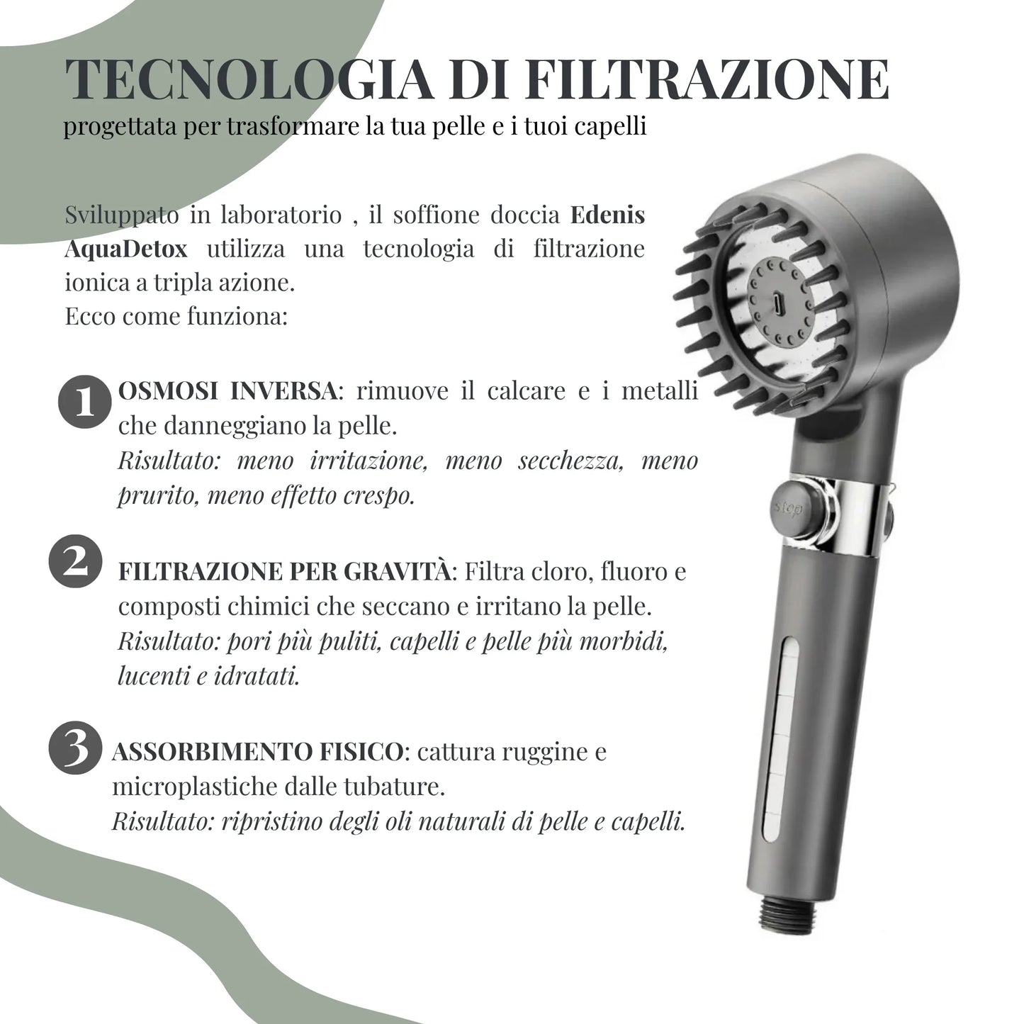 Soffione Edenis AquaDetox™